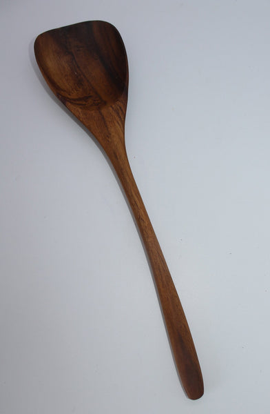 Pot Spoon with Curved Handle (Teak)