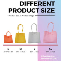 Bags from Recycled Plastic (White / Turquoise)