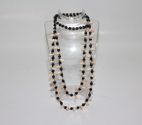 Necklace With Shell Double Hang
