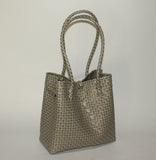 Bags from Recycled Plastic (White / Gold)