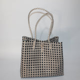 Bags from Recycled Plastic (White / Gold Black)