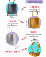 Bags from Recycled Plastic (Blodred / Black)