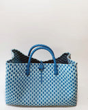 Bags from Recycled Plastic (White-Turquoise / Turquoise)