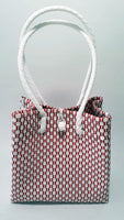 Bags from Recycled Plastic (BlodRed-White / White)