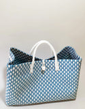 Bags from Recycled Plastic (Turquoise-White / White)