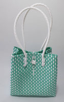 Bags from Recycled Plastic (PastelGreen-White / White)