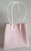 Bags from Recycled Plastic (White-Red / White)