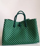 Bags from Recycled Plastic (Green-White / Green)