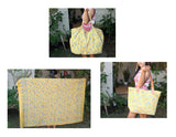 Summer Bag, Sarong or Leather Strap Bag