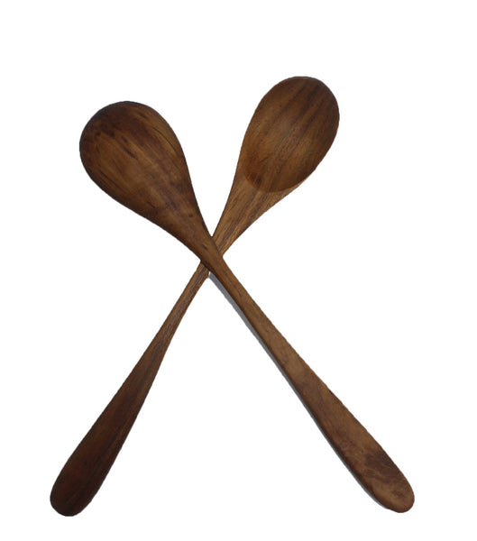 Curved Vegetable Spoon (Teak)