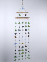 Beach glass wind chime 5 string