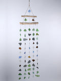 Beach glass wind chime 5 string