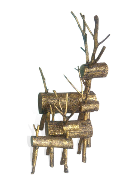 Wooden Deer set of 3