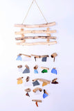 Hanging Wood and Glass on 4 Sticks