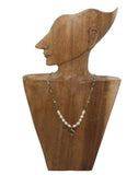 Necklace with Crystal and Pearls