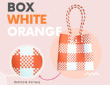 Bags from Recycled Plastic (Box Orange / White)