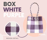 Bags from Recycled Plastic (Box Purple / White)