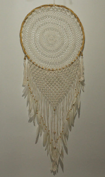 Dream Catcher with Net (White)