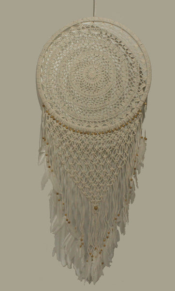 Dream Catcher with Net (White)