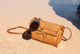 Lady Sunglasses Made From Wood (Black Lens)