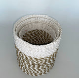 Basket Woven Natural Water Hyacinth (set of 3)