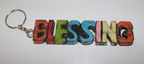 Wooden Key Rings "BLESSING"