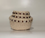 Knitting Cotton Basket (set of 3)