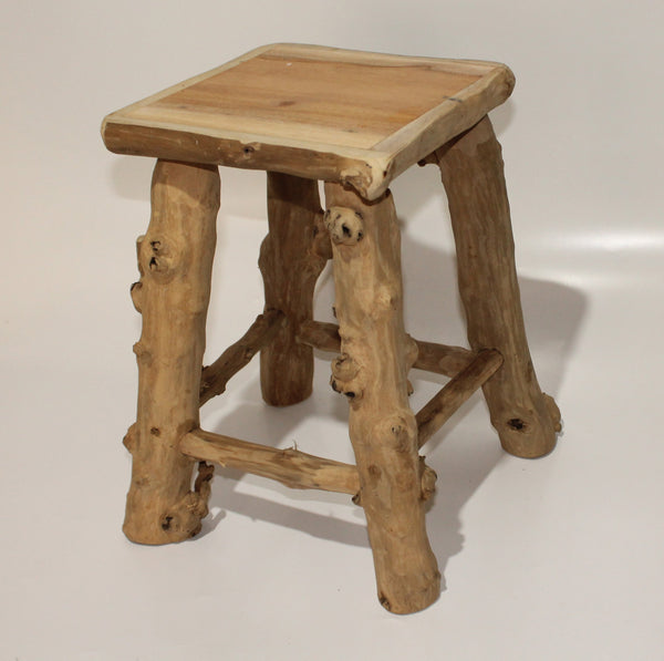 Stool from coffee wood