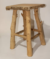 Stool from coffee wood