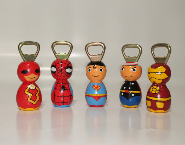 Super Hero Bottle Opener (5 pack)