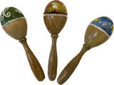 Wooden Egg Maracas with Stick