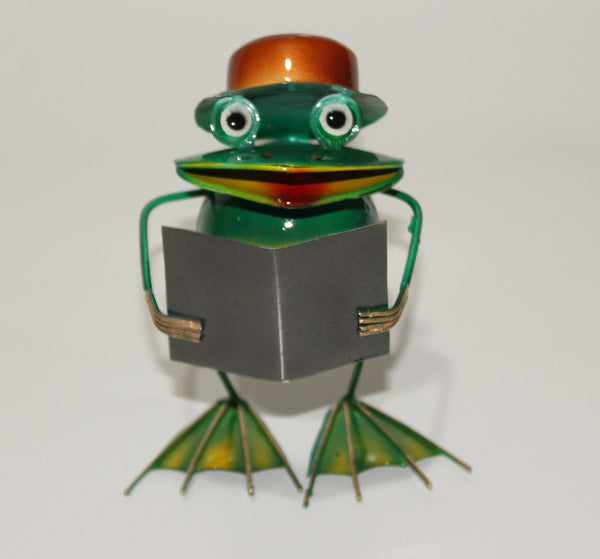 Frog With Book