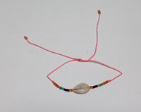 Bracelet with Shell (Pack of 10 mix colors)