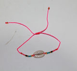 Bracelet with Shell (Pack of 10 mix colors)