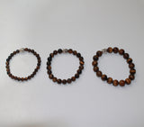 Tiger Eye Bracelet Elastic with Buddha