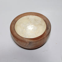 Bowl in Teak With Shell