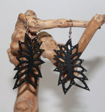 Large Earrings from Rubber