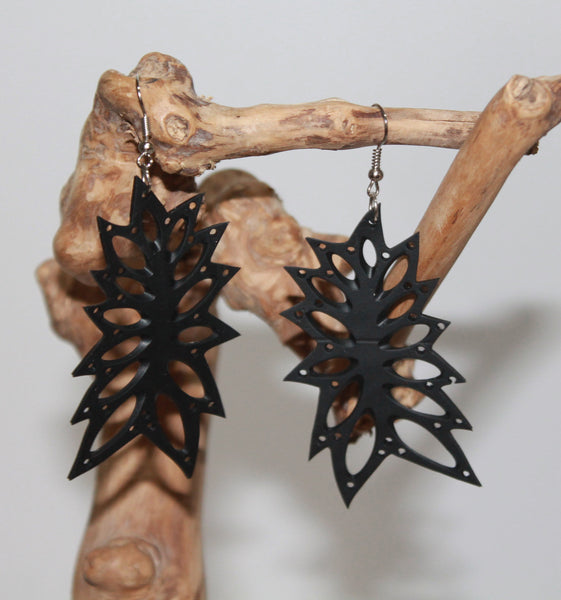 Large Earrings Of Rubber