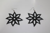 Large Earrings from Rubber