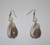 Earrings from Shell with Pearl in 5 variants