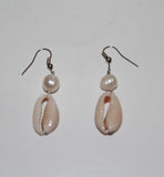 Earrings from Shell with Pearl in 5 variants