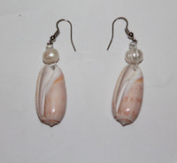 Earrings from Shell with Pearl in 5 variants