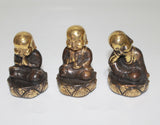 Buddha Monk Lotus in set of 6