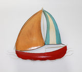 Boat for wall hanging In 4 Colors