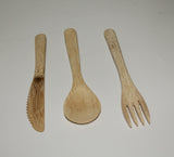 Cutlery set made from Bamboo