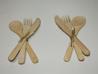 Cutlery set made from Bamboo