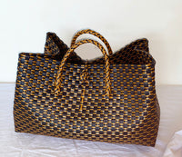 Bags from Recycled Plastic (Gold-Black / Black)