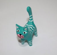 Cat set of 4 with stripes