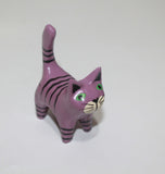 Cat set of 4 with stripes