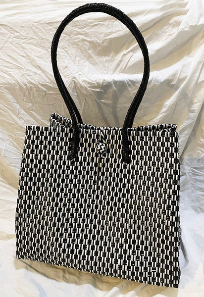 Bags from Recycled Plastic (Black / White-Black)